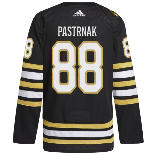 David Pastrnak Boston Bruins adidas Primegreen 100th Anniversary Authentic Player Jersey - Black