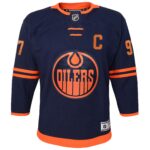 Connor McDavid Edmonton Oilers Youth Alternate Premier Player Jersey - Navy