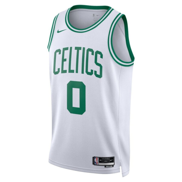 Jayson Tatum 0 Boston Celtics 2024 FINALS PATCH Swingman Jersey - Association Edition - White