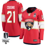 Nick Cousins 21 Florida Panthers 2024 STANLEY CUP Final Women's Home Breakaway Jersey - Red