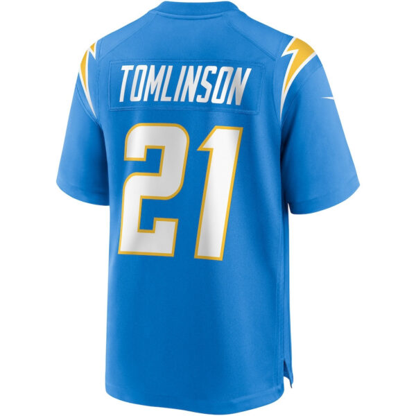 LaDainian Tomlinson 21 Los Angeles Chargers Men Game Retired Jersey - Powder Blue