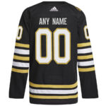 Boston Bruins 100th Anniversary Primegreen Custom Men Jersey - Black