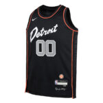 Detroit Pistons 2023/24 City Edition Swingman Custom YOUTH Jersey - Black