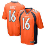 Wil Lutz 16 Denver Broncos Game Men Jersey - Orange