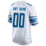 Detroit Lions 2023 Playoffs Iconic Game Men Custom Jersey - White