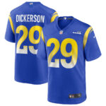 Eric Dickerson 29 Los Angeles Rams Men Game Retired Jersey - Royal