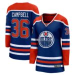 Jack Campbell Edmonton Oilers Fanatics Women's Home Breakaway Player Jersey - Royal