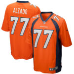 Lyle Alzado 77 Denver Broncos Men Game Retired Jersey - Orange