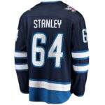 Logan Stanley Winnipeg Jets Fanatics Home Premier Breakaway Player Jersey - Navy