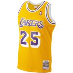 Ed Jones Los Angeles Lakers Mitchell & Ness 1994/95 Hardwood Classics Swingman Jersey - Gold