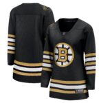 Boston Bruins Fanatics Women's 100th Anniversary Premier Breakaway Jersey - Black
