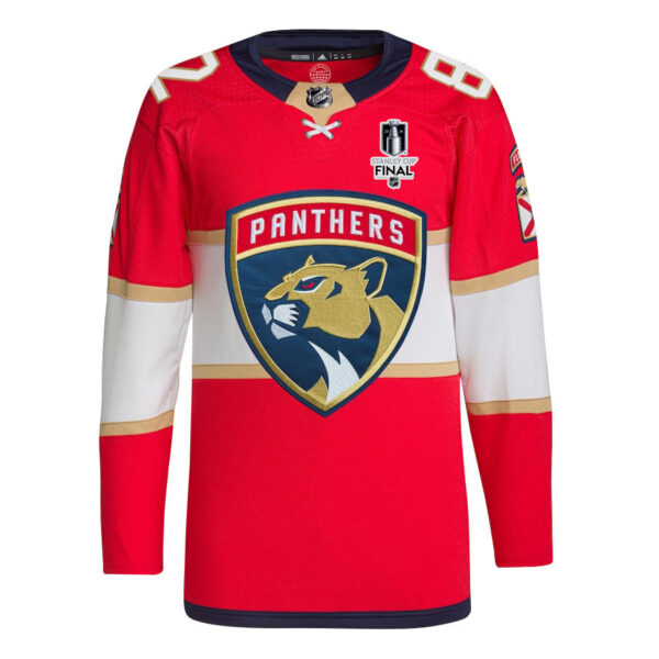 Kevin Stenlund 82 Florida Panthers 2024 STANLEY CUP Final Home Breakaway Jersey - Men, Red