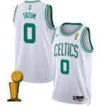 Jayson Tatum 0 Boston Celtics 2024 FINALS CHAMPIONS Swingman Jersey - Association Edition - White