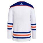 Edmonton Oilers adidas Men's Away Primegreen Authentic Blank Jersey - White