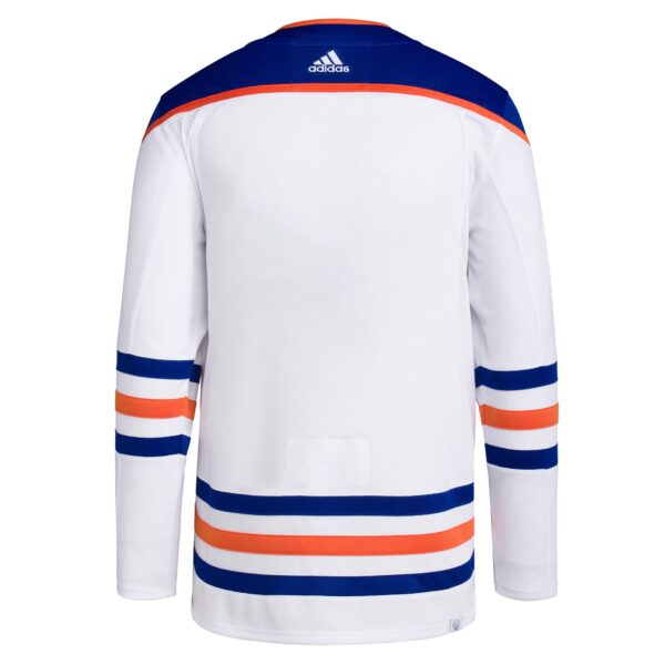 Edmonton Oilers adidas Men's Away Primegreen Authentic Blank Jersey - White