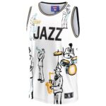 Utah Jazz NBA & KidSuper Studios by Fanatics Unisex Hometown Jersey - White