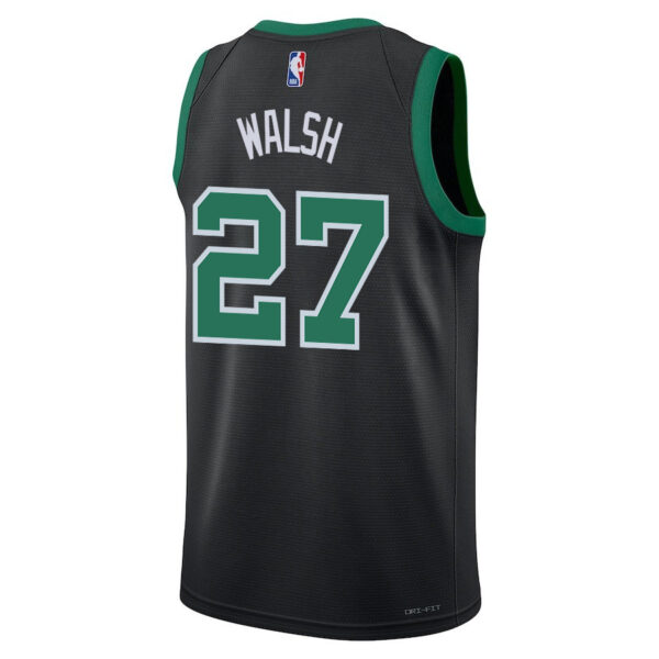 Jordan Walsh 27 Boston Celtics 2024 FINALS CHAMPIONS Swingman Jersey - Statement Edition - Black