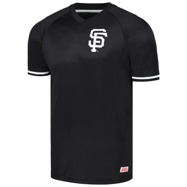 San Francisco Giants Stitches Black Raglan V-Neck Jersey