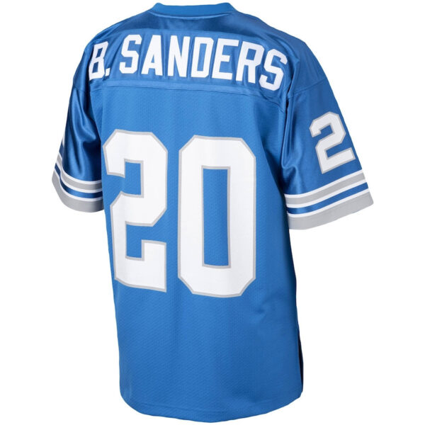Barry Sanders 20 Detroit Lions 1993 Throwback Men Game Jersey - Blue