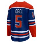 Cody Ceci Edmonton Oilers Fanatics Home Breakaway Player Jersey - Royal