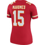 Patrick Mahomes 15 Kansas City Chiefs Women Legend Team Jersey - Red