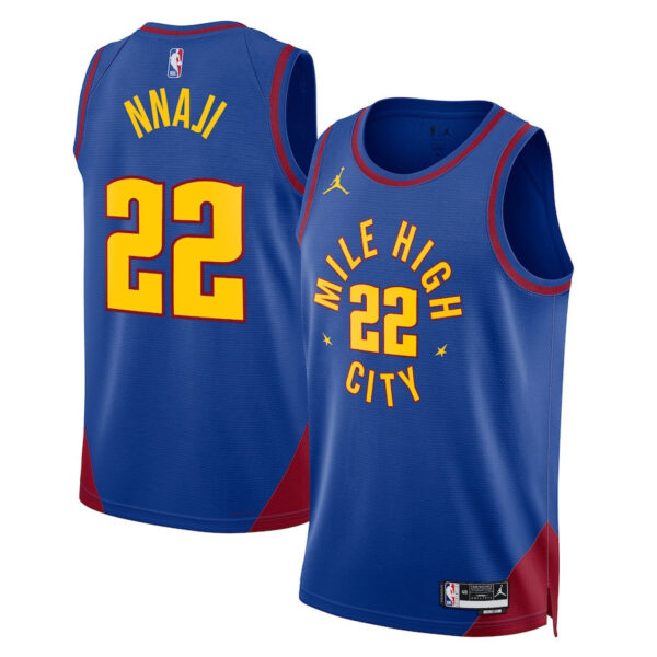 Zeke Nnaji 22 Denver Nuggets Unisex Swingman Jersey - Statement Edition - Royal