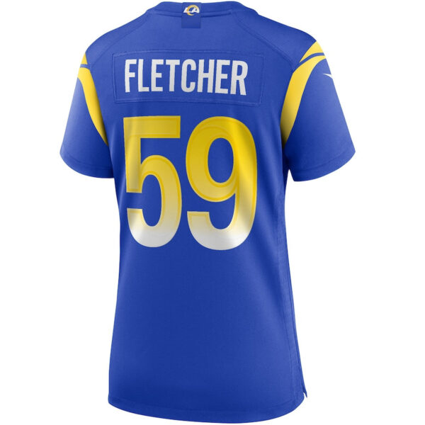 London Fletcher 59 Los Angeles Rams Women Game Retired Jersey - Royal