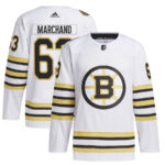 Brad Marchand 63 Boston Bruins Primegreen Men Jersey - White