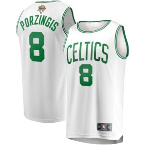 Kristaps Porzingis Boston Celtics Fanatics 2024 NBA Finals Fast Break Replica Player Jersey - Association Edition - White