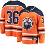 Jack Campbell Edmonton Oilers Fanatics Home Breakaway Player Jersey - Orange