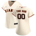 San Francisco Giants  Women's Home Replica Custom Jersey - Cream