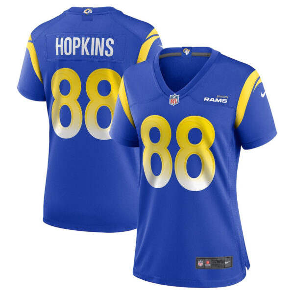 Brycen Hopkins 88 Los Angeles Rams Women Game Jersey - Royal