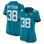 Riley Patterson 38 Jacksonville Jaguars Alternate Game Women Jersey - Teal