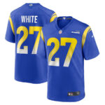 Tre'Davious White 27 Los Angeles Rams Team Game Men Jersey - Royal