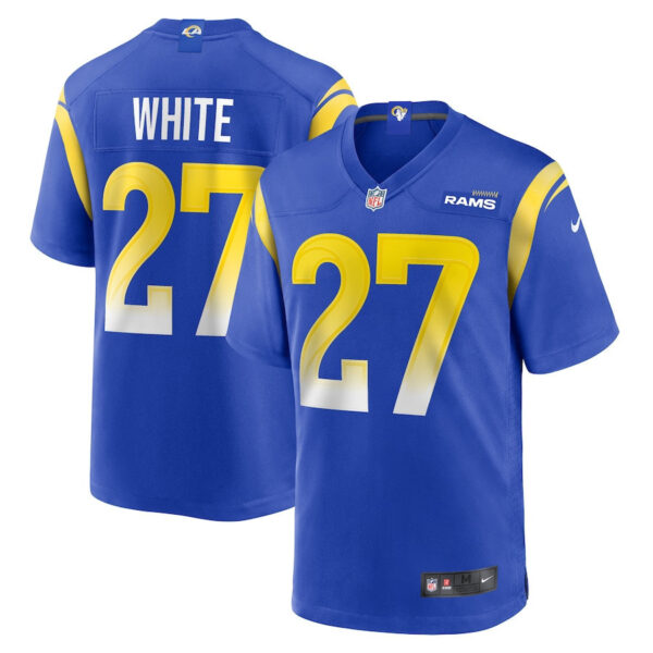 Tre'Davious White 27 Los Angeles Rams Team Game Men Jersey - Royal