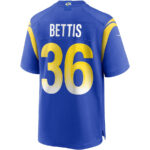 Jerome Bettis 36 Los Angeles Rams Men Game Retired Jersey - Royal