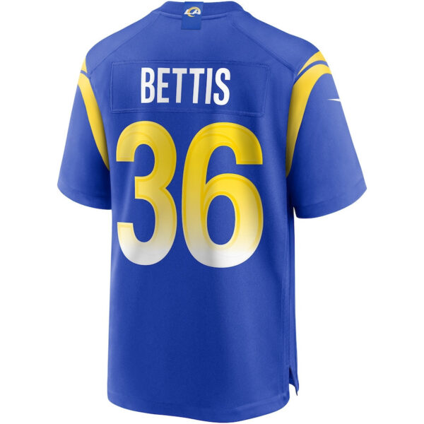 Jerome Bettis 36 Los Angeles Rams Men Game Retired Jersey - Royal