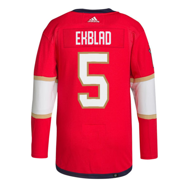 Aaron Ekblad 5 Florida Panthers 2024 STANLEY CUP Final Home Breakaway Jersey - Men, Red