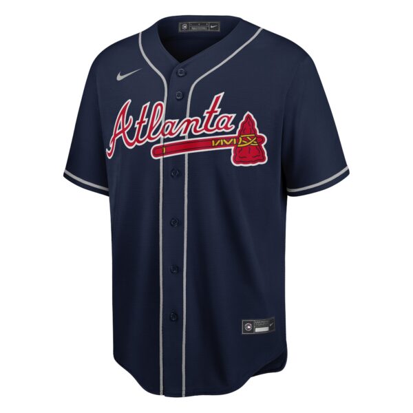 Atlanta Braves Big & Tall Alternate Replica Team Jersey - Navy