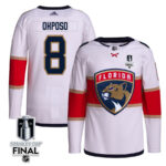 Kyle Okposo 8 Florida Panthers 2024 STANLEY CUP Final Away Breakaway Jersey - Men, White