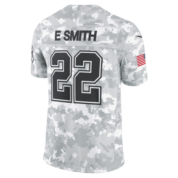 Emmitt Smith Dallas Cowboys 2024 Salute to Service Retired Player Limited Jersey - Arctic Camo