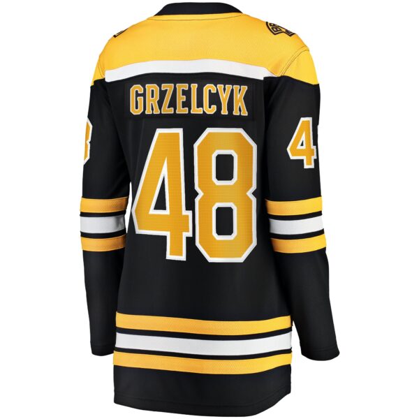 Matt Grzelcyk Boston Bruins Fanatics Women's Home Breakaway Player Jersey - Black
