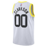 Jordan Clarkson 00 Utah Jazz Unisex Swingman Jersey - Association Edition - White
