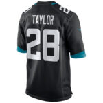 Fred Taylor 28 Jacksonville Jaguars Men Game Retired Jersey - Black