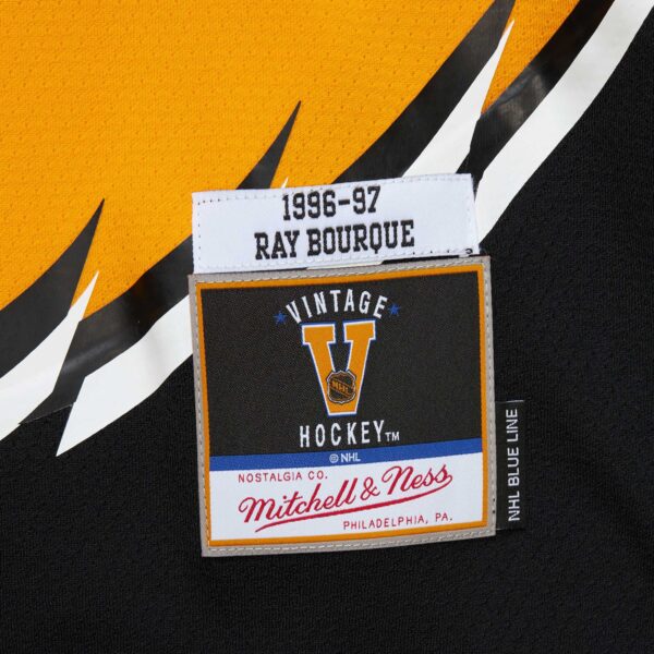 Ray Bourque Boston Bruins Mitchell & Ness  1996/97 Captain Patch Blue Line Player Jersey - Gold