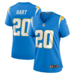 Cam Hart 20 Los Angeles Chargers Women's Game Jersey - Powder Blue