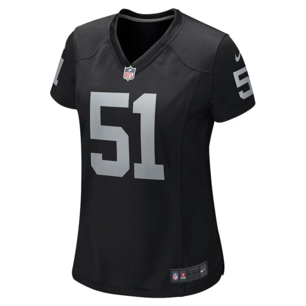 Malcolm Koonce 51 Las Vegas Raiders Women Game Jersey - Black