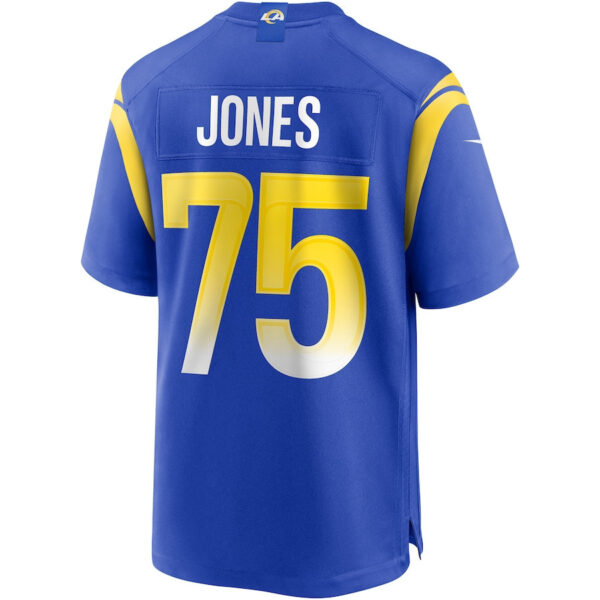 Deacon Jones 75 Los Angeles Rams Men Game Retired Jersey - Royal