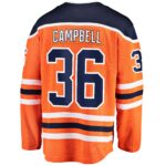Jack Campbell Edmonton Oilers Fanatics Home Breakaway Player Jersey - Orange