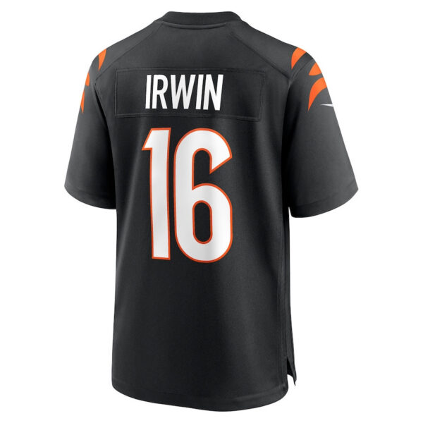 Trenton Irwin 16 Cincinnati Bengals Men Game Jersey - Black